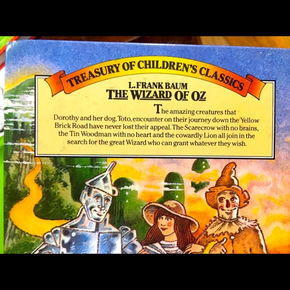 WIZARD OF OZ VTG 80s HARDCOVER CHAPTER BOOK BUNDLE - Picture 14 of 15
